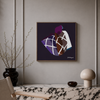 Fanø Scarf Art Print - Limited Edition - 50x50