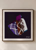 Fanø Scarf Art Print - Limited Edition - 50x50