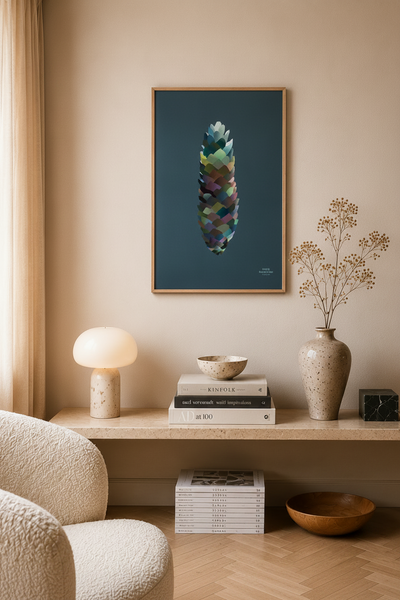 Botanic Cone Poster - 50x70