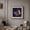 Fanø Scarf Art Print - Limited Edition - 50x50
