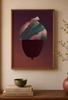 Botanic Acorn Poster - 50x70