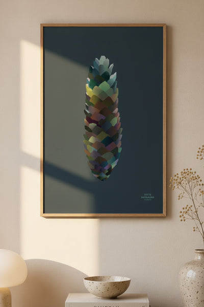 Botanic Cone Poster - 50x70