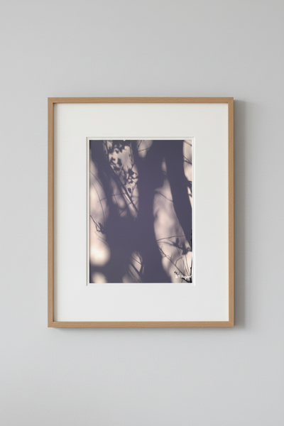 Botanic Blur Poster Purple - 30x40