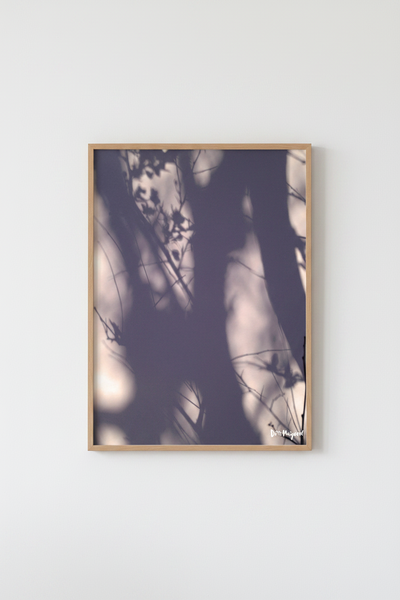 Botanic Blur Poster Purple - 30x40