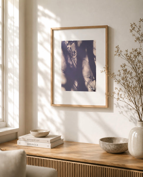 Botanic Blur Poster Purple - 30x40