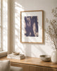 Botanic Blur Poster Purple - 30x40